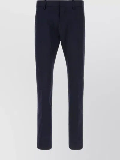 Dsquared2 Logo-plaque Tailored Trousers In Black
