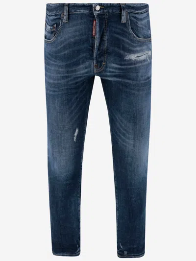 DSQUARED2 STRETCH COTTON SKATER JEANS