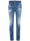 Dsquared2 Skinny-jeans Aus Baumwollstretch In Blau