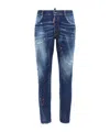 Dsquared2 Dsquared Men Slim Jeans With A Lived-in Effect In Blue