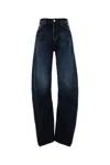 Dsquared2 Dsquared Stretch Denim 2d Twisted Wide-leg Jeans In Blue