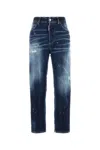 Dsquared2 Dsquared Stretch Denim Boston Jeans In Blue