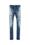 Dsquared2 Dsquared Men Stretch Denim Cool Guy Jeans In Navyblue
