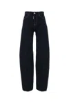 Dsquared2 Twisted Stretch Denim Trousers Pockets In Blue