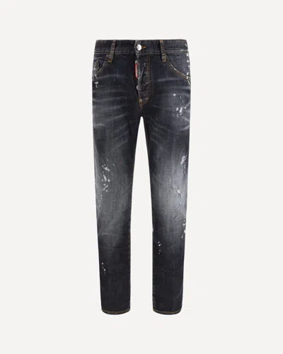 Dsquared2 Stretch Denim Jeans In Blue