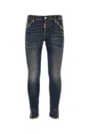 Dsquared2 Stretch Denim Sexy Twist Jeans In Navyblue