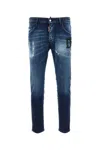 Dsquared2 Dsquared Stretch Denim Skater Jeans In Blue