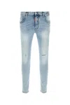 Dsquared2 Dsquared Stretch Denim Super Twinky Jeans In Navyblue