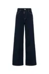 Dsquared2 Dsquared Stretch Denim Traveller Wide Leg Jeans In Blue