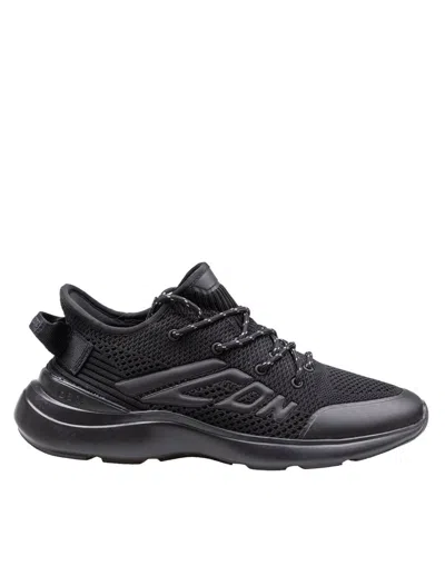 Dsquared2 Stretch Knit Sock Sneakers In Black