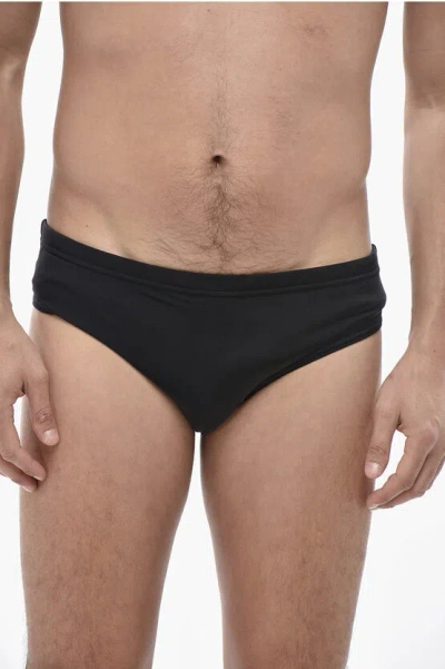 Dsquared2 Stretch Nylon Swim Brief With Contrast Logo