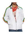 Dsquared2 Stripe-detail Cotton Jacket In White