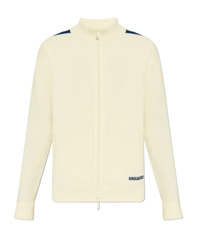 Dsquared2 Stripe-detailing Jumper In White