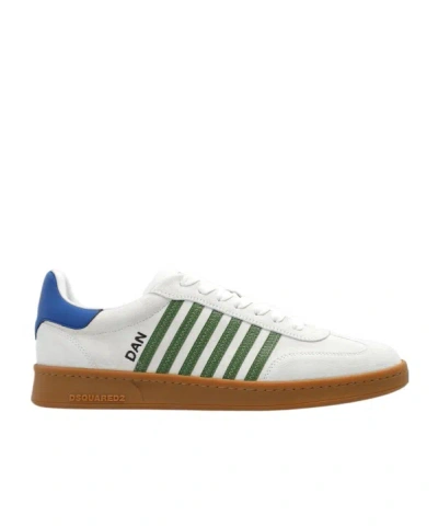 DSQUARED2 DSQUARED2 STRIPE PATTERN LOW-TOP SNEAKERS