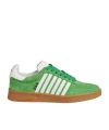 Dsquared2 Sneakers In Suede Con Bande In Pelle In Green