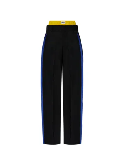 Dsquared2 Stripe Trousers In Black