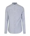 Dsquared2 Striped Buttoned Shirt In Multi