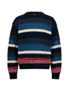 Dsquared2 Striped Chunky-knit Sweater In Multi