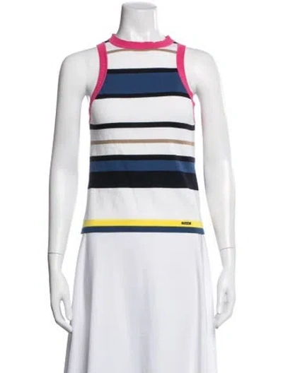 Pre-owned Dsquared2 Striped Crew Neck Top In Multi