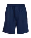 Dsquared2 Striped-edge Track Shorts In Blue