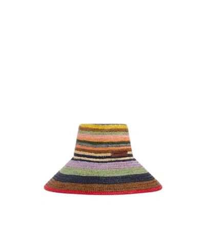 Dsquared2 Striped Hat In Multi