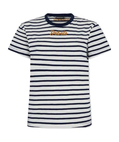 Dsquared2 Striped Just Right Fit T-shirt In Multi