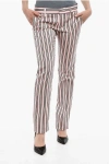 Dsquared2 Striped Pants With Jewel Patch