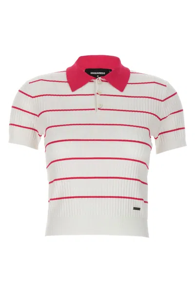 DSQUARED2 DSQUARED2 'STRIPED' POLO SHIRT