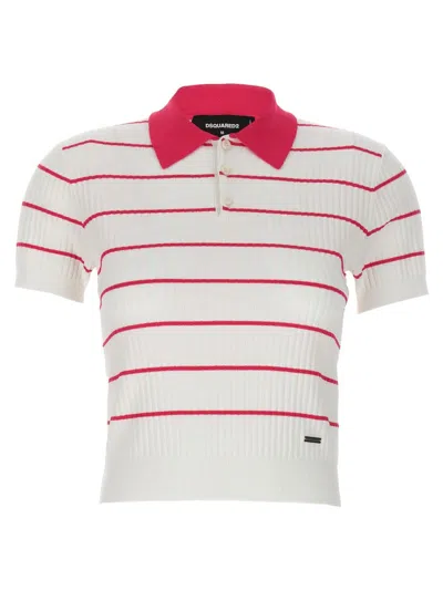 DSQUARED2 'STRIPED' POLO SHIRT