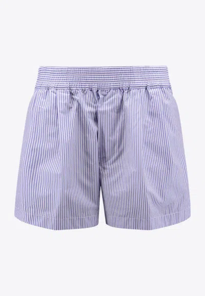 Dsquared2 Striped Poplin Shorts