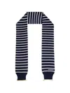 Dsquared2 Striped Scarf In Black
