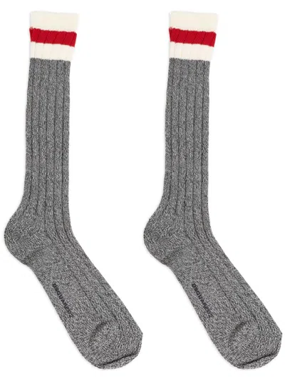 Dsquared2 Striped Socks In Grey