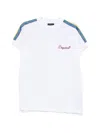 Dsquared2 Striped T-shirt In White