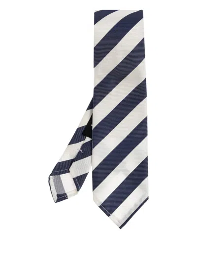 Dsquared2 Striped Tie In Blue