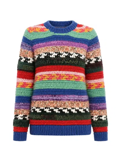 Dsquared2 Stripe-knit Sweater In Multi