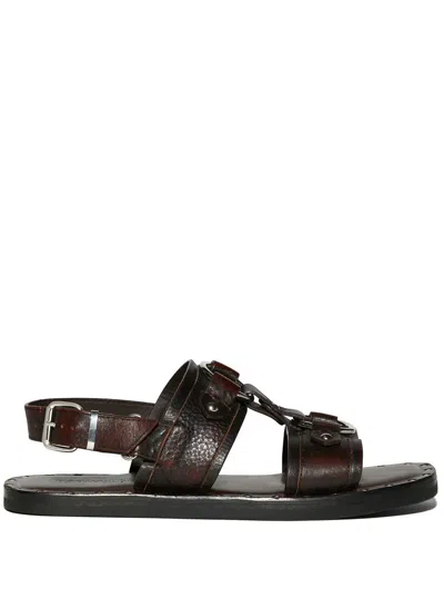 Dsquared2 Sandalen Mit Nieten In Brown