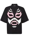 Dsquared2 Stud Detailing Short Sleeves Shirt In Black