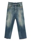 Dsquared2 Belt Loop Denim Trousers In Blue