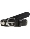 Dsquared2 Stud-embellished Leather Belt In Black