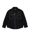 Dsquared2 Stud-embellished Shirt In Black