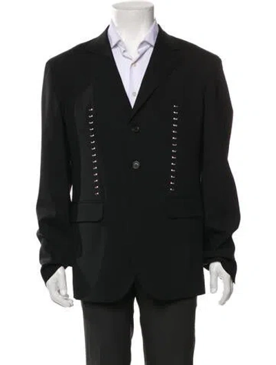Pre-owned Dsquared2 Studded Accents Blazer In Green