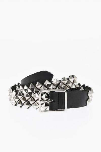 Dsquared2 Studded Leather Belt 25mm