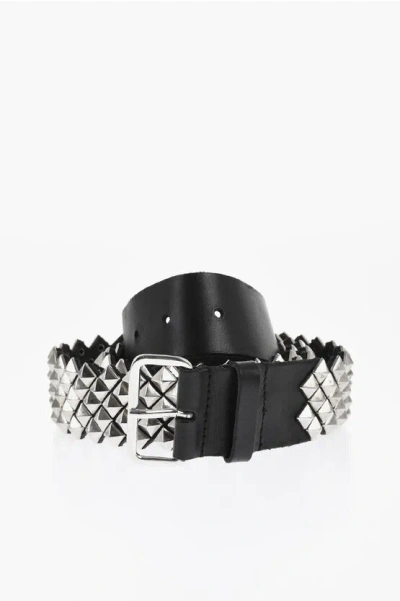 Dsquared2 Studded Leather Belt 40mm