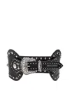 Dsquared2 Studded Leather Belt In Black