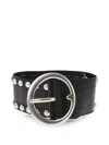Dsquared2 Studded Leather Belt In Black