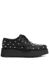 Dsquared2 Studded Loafers In Black