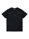Dsquared2 T-shirt In Jersey Con Borchie In Black