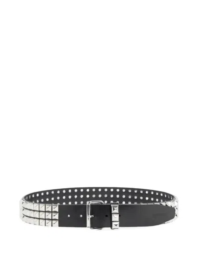 Dsquared2 Studs Buckle Belt In Black