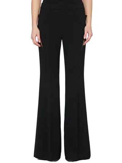 Dsquared2 Stylish Black Flared Trousers For Women