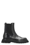 Dsquared2 Chunky Sole Leather Chelsea Boots In Black